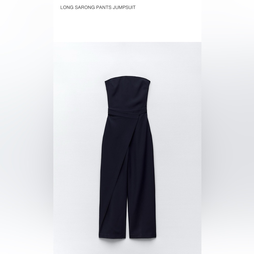 Zara Long Sarong Pant Jumpsuit
